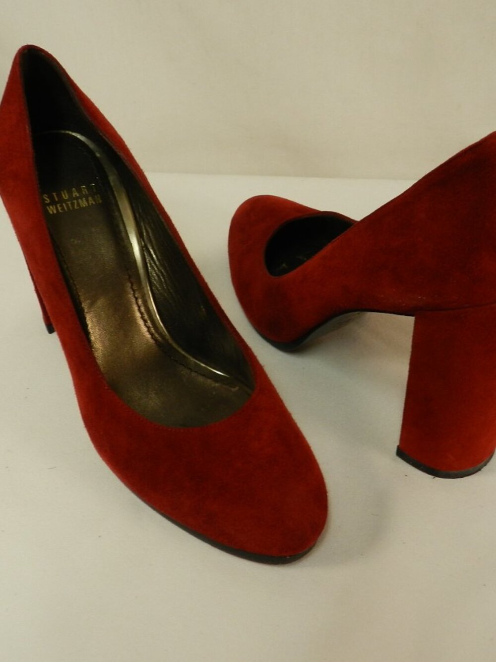 Stuart Weitzman Suede heeled pumps heels Classic Holidays Women Size Sz 7